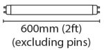 T1835  2ft 18W 3500K T8 triphosphor fluorescent tube Sold in BOX Q only (25S ) Cheap