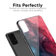 Blue & Red Smoke Glass Case for Xiaomi Redmi Note 9 Pro For Cheap