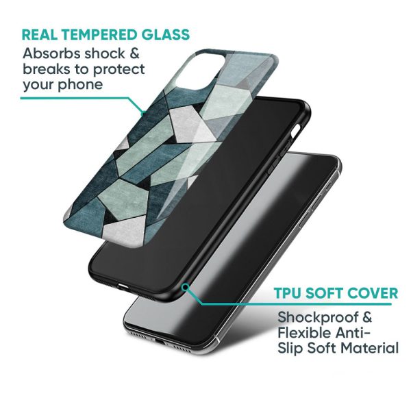 Abstact Tiles Glass Case for Realme C3 on Sale