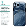 Deep Ocean Marble Glass Case for iPhone 13 Pro Cheap