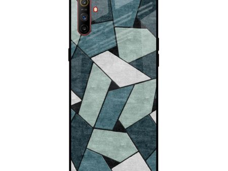 Abstact Tiles Glass Case for Realme C3 on Sale