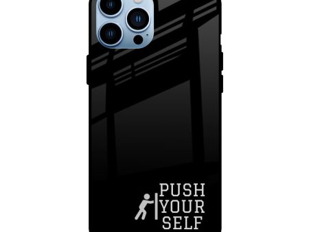 Push Your Self Glass Case for iPhone 13 Pro For Sale