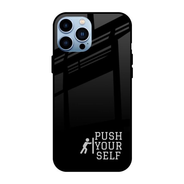 Push Your Self Glass Case for iPhone 13 Pro For Sale