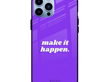 Make it Happen Glass Case for iPhone 13 Pro Online