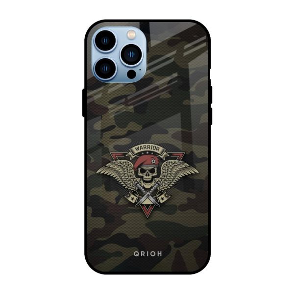 Army Warrior Glass Case for iPhone 13 Pro Fashion