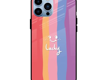 Lucky Abstract Glass Case for iPhone 13 Pro Online now