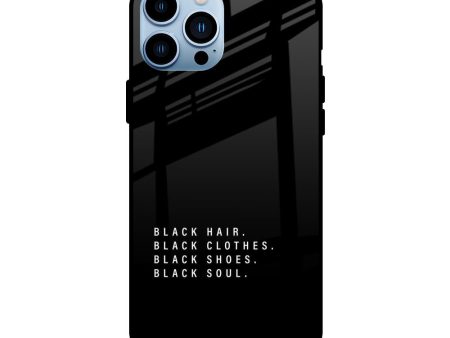 Black Soul Glass Case for iPhone 13 Pro Online