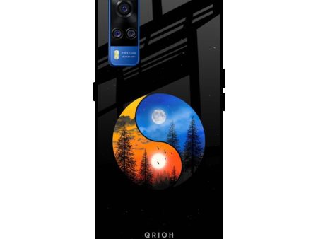 Yin Yang Balance Glass Case for Vivo Y51 2020 Online