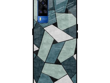 Abstact Tiles Glass Case for Vivo Y51 2020 Online