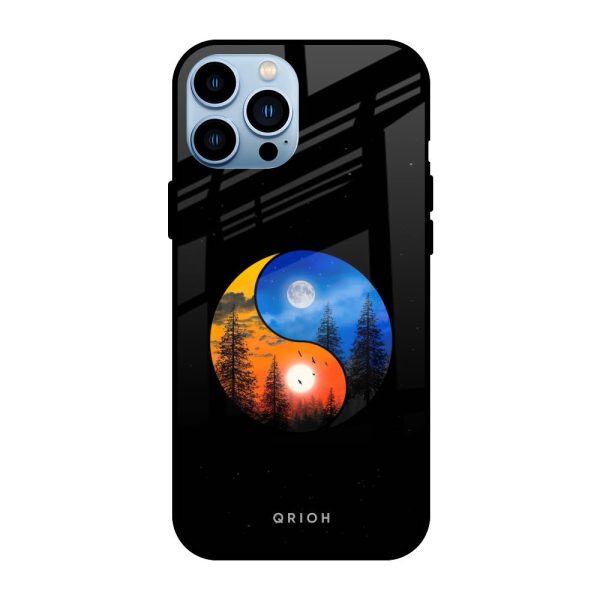 Yin Yang Balance Glass Case for iPhone 13 Pro on Sale