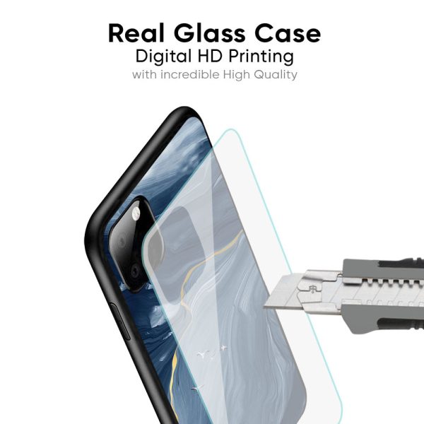 Deep Ocean Marble Glass Case for iPhone 13 Pro Cheap