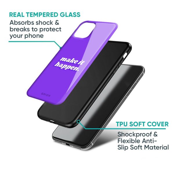 Make it Happen Glass Case for iPhone 13 Pro Online