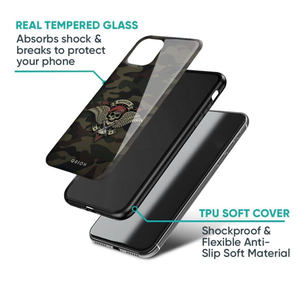 Army Warrior Glass Case for iPhone 13 Pro Fashion