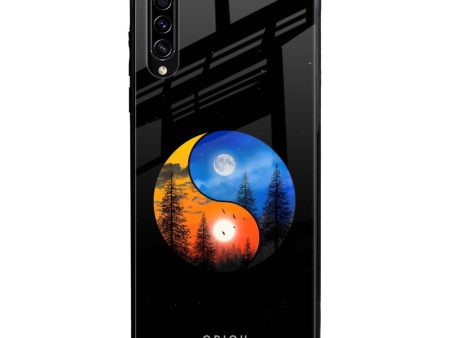 Yin Yang Balance Glass Case for Samsung Galaxy A30s For Cheap