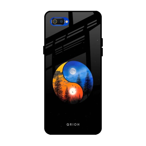 Yin Yang Balance Glass Case for Realme C2 For Discount