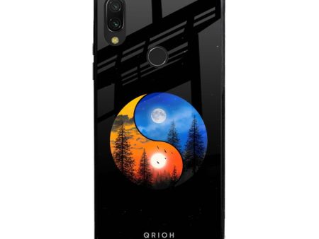 Yin Yang Balance Glass Case for Xiaomi Redmi Note 7 Pro Fashion