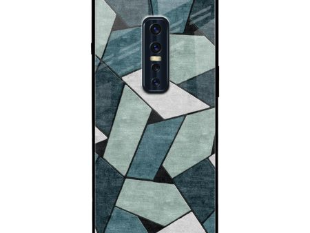 Abstact Tiles Glass Case for Vivo V17 Pro For Sale