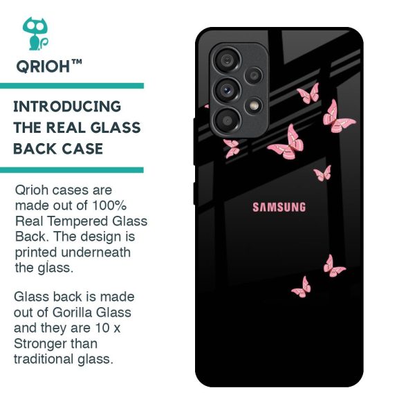 Fly Butterfly Glass Case for Samsung Galaxy A53 5G For Sale