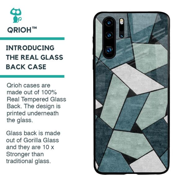 Abstact Tiles Glass Case for Huawei P30 Pro For Cheap