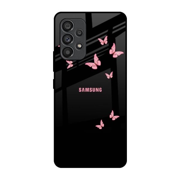 Fly Butterfly Glass Case for Samsung Galaxy A53 5G For Sale