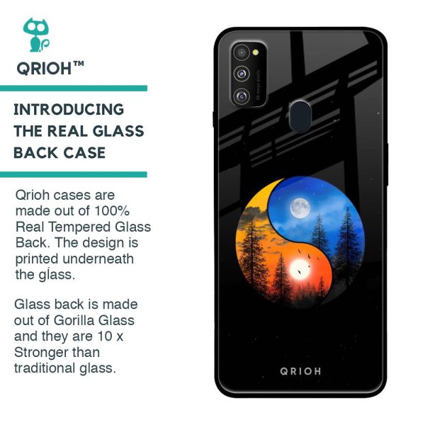 Yin Yang Balance Glass Case for Samsung Galaxy M30s Sale