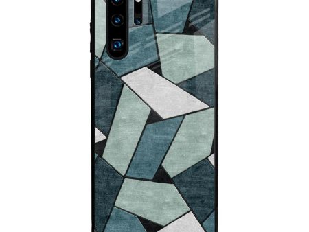 Abstact Tiles Glass Case for Huawei P30 Pro For Cheap