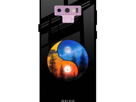 Yin Yang Balance Glass Case for Samsung Galaxy Note 9 For Sale