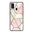 Geometrical Marble Glass Case for Samsung Galaxy M30s Sale