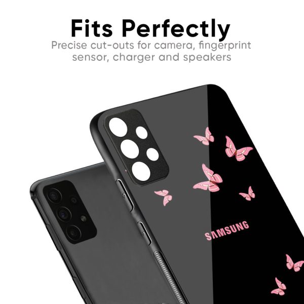 Fly Butterfly Glass Case for Samsung Galaxy A53 5G For Sale