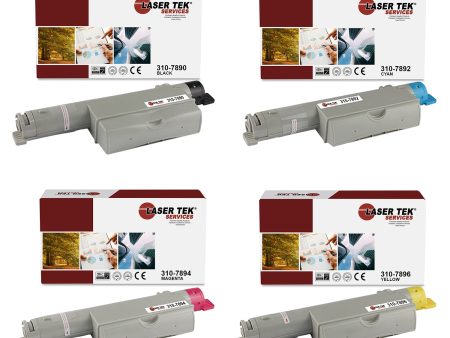 4 Pack Dell 5110 High Yield Compatible Toner Cartridge | Laser Tek Services Sale